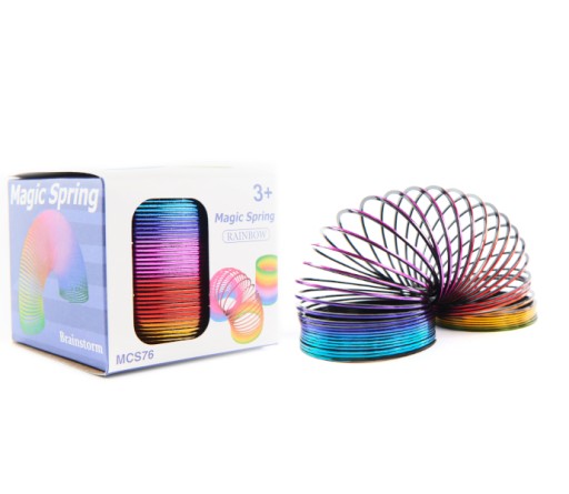 DÚHOVÁ MAGICKÁ PRUŽINA 7CM MAGICKÁ PRUŽINA