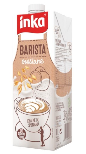 Inka Barista ovsený nápoj 1 l