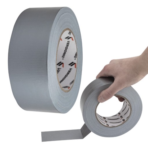 STRIEBORNÁ VYZTUŽENÁ OPRAVNÁ PÁSKA DUCT TAPE 48x50 m