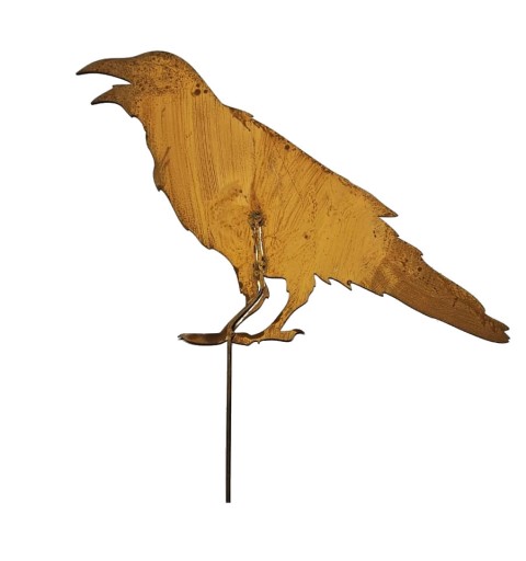 Bird Bird Raven 3 A-board Dekorácia Záhradná dekorácia Corten Effect