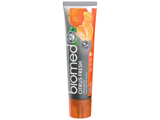 Splat Biomed Citrus Fresh zubná pasta bez fluoridu Citrusová príchuť 100g