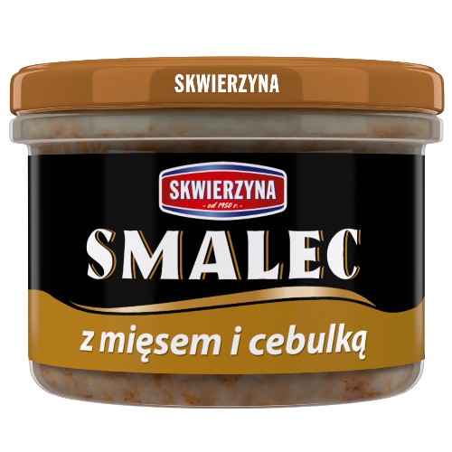 Skwierzyna Bravčová masť s mäsom a cibuľou v dóze 160g