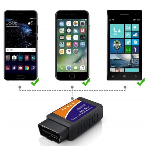 OBD2 DIAGNOSTICKÉ ROZHRANIE ELM 327 PROFESIONÁLNY TESTER BLUETOOTH