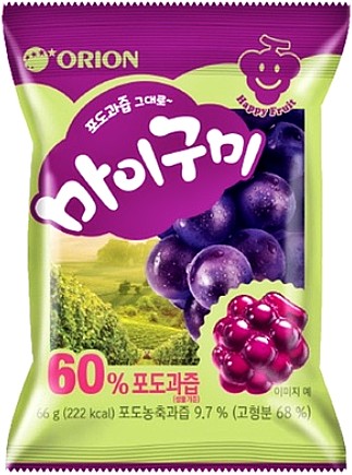 My Gummy Grape, želé s príchuťou hrozna 66g - Orion