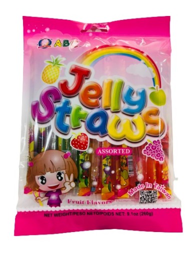 ABC želé slamky rozmanitá príchuť 260g