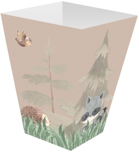 Krabičky na pukance Forest Animals, 6 kusov