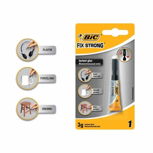 BIC FIX STRONG OKAMŽITÉ LEPIDLO VEĽMI PEVNÉ