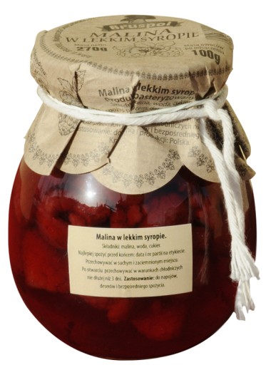 Sirup Malina vo svetle 270g Bruspol