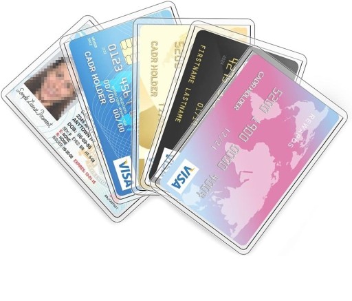 12X PUZDRO NA BLÍZKOVÚ KARTU RFID PROTI KRÁDEŽI + 12X OCHRANNÉ PUZDRO