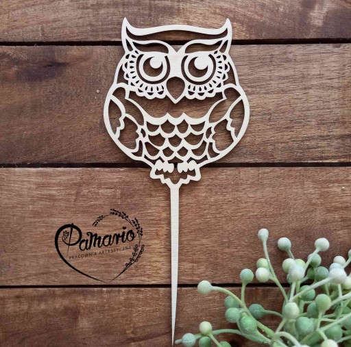 OWL prelamovaná ozdoba na topper pre učiteľský diplom