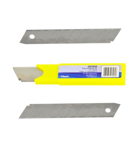 BRÚCI NÔŽ TAPEŤOVÝ NÔŽ lámacia čepeľ 18MM 10ks