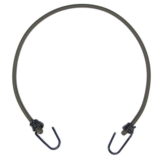 Bungee šnúrka na zaisťovanie expandéra MFH 8 mm x 90 cm - Zelená