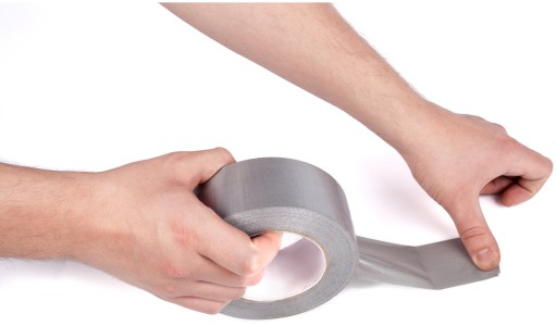 VEĽMI PEVNÁ OPRAVNÁ PÁSKA DUCT TAPE 48MM X 10M STRIEBORNÁ