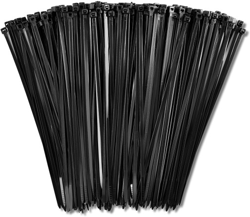 Upínacia páska 15cm x 25mm čierna STOLY 100 ks