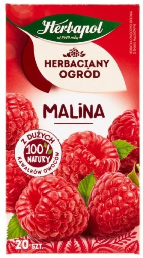 Herbapol Malina Herbaciany Ogród čaj 20 tyčiniek