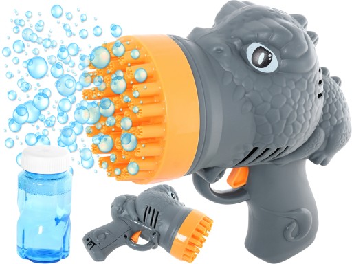 Dino na MYDLOVÉ BUBLINY bazuka + TEKUTINA MYDLOVÁ BUBBLE PISTOLE