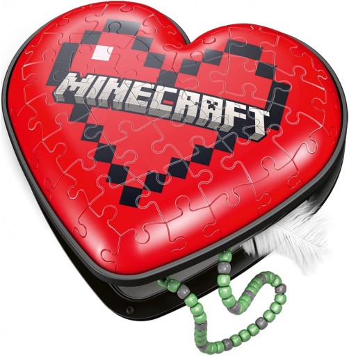 3D puzzle Ravensburger 112852 Minecraft Heart 54 ks.