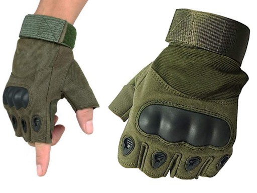 Bezprsté taktické rukavice Military Survival XL