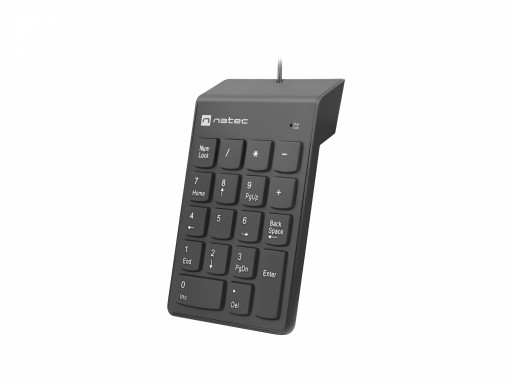 Natec Goby 2 numerická USB klávesnica, 18 kláves, čierna