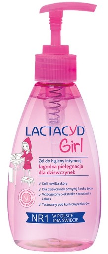 Lactacyd GIRL gél na intímnu hygienu pre dievčatá s pumpičkou 200 ml