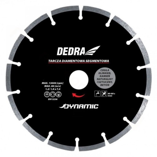 Dedra HP2112 Segmentový diamantový kotúč 125/22,2