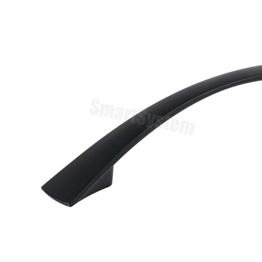 MAT ČIERNA KĽÚČKA NÁBYTKU LOFT MODERNÁ - 96 MM