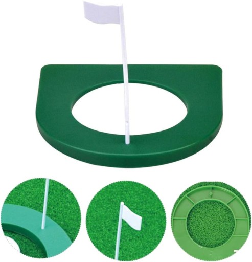 Golfová jamka, minigolf plochý kancelársky minigolf plastový klin