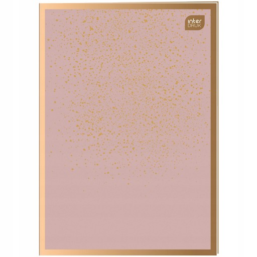 SATIN GOLD INTERDRUK zošit A4-60 široký rad