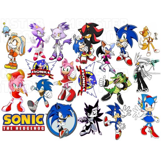 UMÝVAJÚCE DOČASNÉ TETOVANIE PRE DETI DETSKÉ SONIC ORIGINÁLNE DIZAJNY