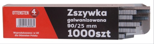 Ottensten stolárske sponky takera TYP 90 E 25mm 1TYS MINIBOX