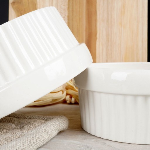 2x TEPLOTOLNÝ ramekin, miska, miska, miska na pečenie suflé dezertov