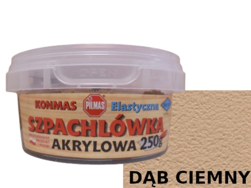 AKRYLÁTOVÁ PLNIČKA ELAST KONMAS 250g DUB TMAV