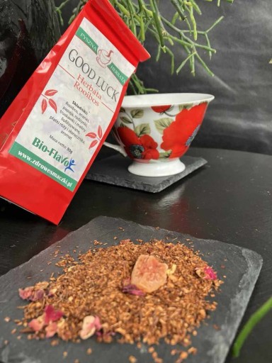 Veľa šťastia Rooibos čaj 50g Malina Jahoda