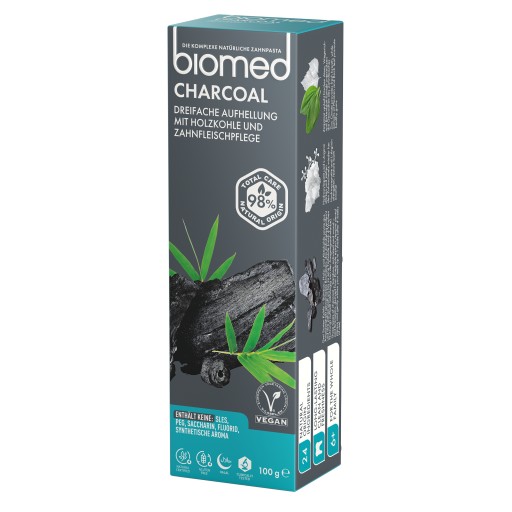 Bieliaca zubná pasta Biomed Charcoal Whitening 100g