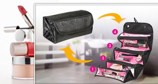 Cestovná kozmetická taška s organizérom