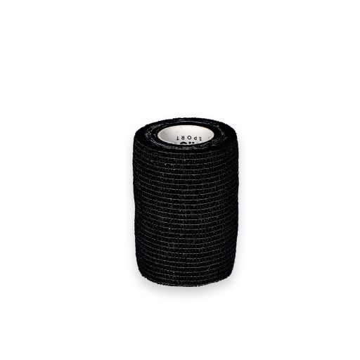 Samolepiaca stabilizačná súdržná bandáž YellowBAND 7,5cm čierna