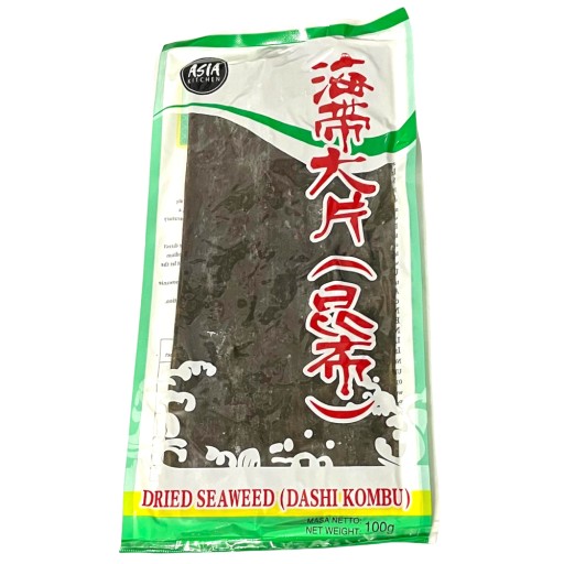 Riasy Morské riasy Kombu Dashi sušené 100g ASIA SADA