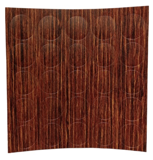 Čiapka samolepiaca 14mm PARÍŽSKÝ DUB 837