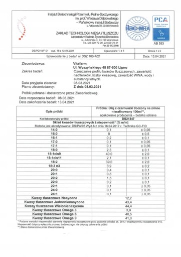 Olej z čiernej rasce lisovaný za studena 100 ml