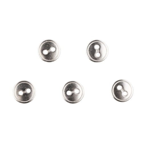 GAP kovový gombík 11mm SILVER 5 kusov 96
