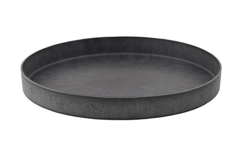STOJAN, sivý, RECYKLOVANÝ PLAST, priem. 27 cm