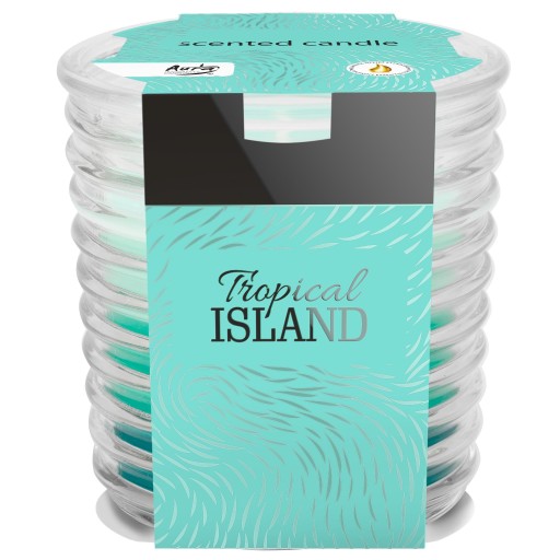 Vonná sviečka BISPOL TROPICAL ISLAND v skle