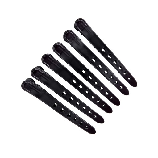 Kadernícke sponky Sponky do vlasov Čierne 6 kusov 12cm Poniky