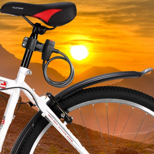 ZÁMOK NA BICYKEL ZÁMOK NA BICYKEL BEZPEČNOSTNÝ KÁBEL KĽÚČ