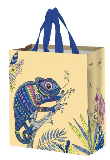 nákupná taška 30x14x33 chameleón nákupná taška