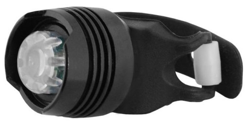 LED PREDNÁ BICYKLE LAMPA 1W S ČIERNYM PÁSKOM