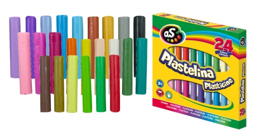 Astra školská plastelína AS 24 farieb nefarbí