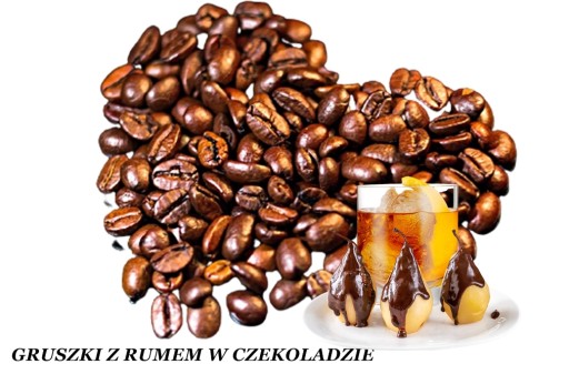 HRUŠKY S RUMOM V ČOKOLÁDE zrnková káva 100 g