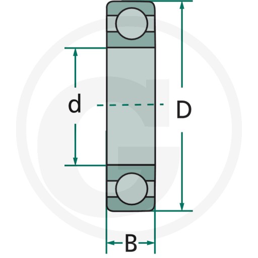 Ložisko 6202 2RS 15x35x11 mm