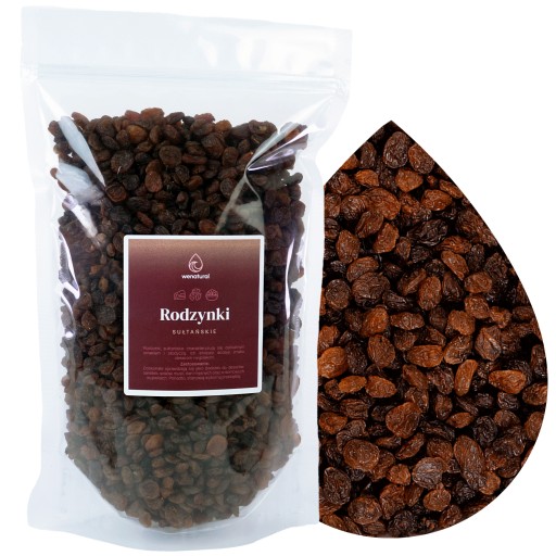 Wenatural Sultana Hrozienka 500g - sušené ovocie, chutné, VEĽKÉ, MÄSTÉ